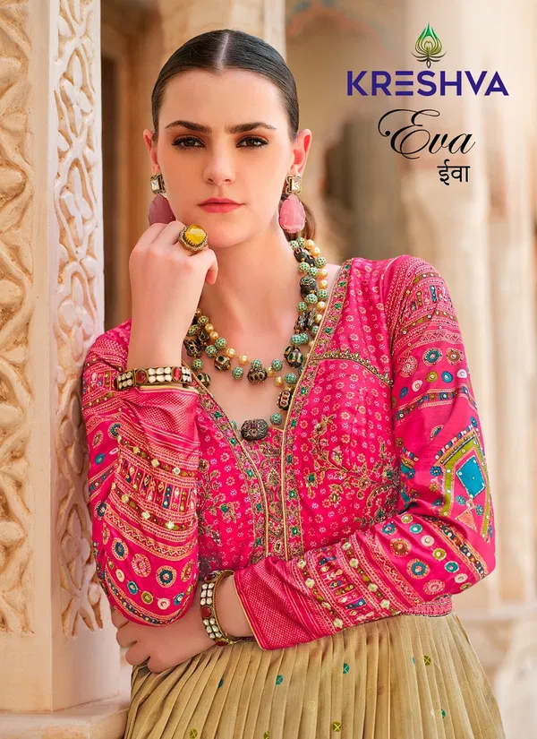 Eva By Kreshva Smooth Silk Reception wear Gown Wholesale Market